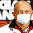 Frederic Vasseur, Team Principal, Alfa Romeo Racing in the press conference 