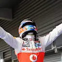 Race winner Jenson Button (GBR) McLaren celebrates in parc ferme.
Formula One World Championship, Rd12, Belgian Grand Prix, Race, Spa-Francorchamps, Belgium, Sunday 2 September 2012. © Sutton Motorsport Images