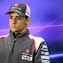 Esteban Gutierrez (MEX) Sauber in the Press Conference.
Formula One World Championship, Rd4, Chinese Grand Prix, Preparations, Shanghai, China, Thursday 17 April 2014. © Sutton Motorsport Images