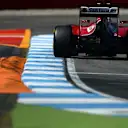 Kimi Raikkonen (FIN) Ferrari F14 T.
Formula One World Championship, Rd10, German Grand Prix, Practice, Hockenheim, Germany, Friday 18 July 2014.

