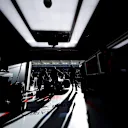 AUSTIN, TEXAS - NOVEMBER 02: The Red Bull Racing garage is picturd during qualifying for the F1 Grand Prix of USA at Circuit of The Americas on November 02, 2019 in Austin, Texas. (Photo by Mark Thompson/Getty Images)