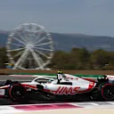 LE CASTELLET, FRANCE - JULY 23: Mick Schumacher of Germany driving the (47) Haas F1 VF-22 Ferrari on track during qualifying ahead of the F1 Grand Prix of France at Circuit Paul Ricard on July 23, 2022 in Le Castellet, France. (Photo by Bryn Lennon - Formula 1/Formula 1 via Getty Images)