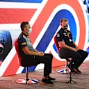 Mario Isola, Racing Manager, Pirelli Motorsport, Otmar Szafnauer, Team Principal and CEO, Racing Point and Toyoharu Tanabe, F1 Technical Director, Honda 