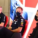 Franz Tost, Team Principal, AlphaTauri, Christian Horner, Team Principal, Red Bull Racing and Guenther Steiner, Team Principal, Haas F1 