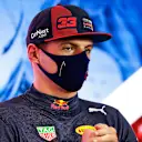 VERSTAPPEN Max (ned), Aston Martin Red Bull Racing Honda RB16, portrait, qualifying press conference during the Formula 1 Pirelli British Grand Prix 2020, from July 31 to August 02, 2020 on the Silverstone Circuit, in Silverstone, United Kingdom - Photo Xavi Bonilla / DPPI