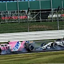 Lance Stroll (CDN) Racing Point F1 Team RP20 and Pierre Gasly (FRA) AlphaTauri AT01.
02.08.2020. Formula 1 World Championship, Rd 4, British Grand Prix, Silverstone, England, Race Day.
- www.xpbimages.com, EMail: requests@xpbimages.com © Copyright: FIA Pool For Editorial Use Only