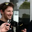 Romain Grosjean (FRA) Lotus F1.
Formula One World Championship, Rd2, Malaysian Grand Prix, Preparations, Sepang, Malaysia, Thursday 27 March 2014.
