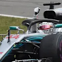 Lewis Hamilton (GBR) Mercedes-AMG F1 celebrates at Formula One World Championship, Rd11, German Grand Prix, Race, Hockenheim, Germany, Sunday 22 July 2018. © Jose Rubio/Sutton Images