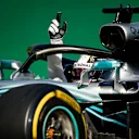 HUNGARORING, HUNGARY - JULY 29: Lewis Hamilton, Mercedes AMG F1 W09 celebrates during the Hungarian GP at Hungaroring on July 29, 2018 in Hungaroring, Hungary. (Photo by Andy Hone / LAT Images) © Motorsport Images Tel: +44(0)20 8267 3000 email: info@motorsportimages.com