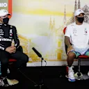 HAMILTON Lewis (gbr), Mercedes AMG F1 GP W11 Hybrid EQ Power+, portrait on pole position during the press conference with BOTTAS Valtteri (fin) during the Formula 1 Gran Premio Heineken D’italia 2020, 2020 Italian Grand Prix, from September 4 to 6, 2020 on the Autodromo Nazionale di Monza, in Monza, near Milano, Italy - Photo Florent Gooden / DPPI  