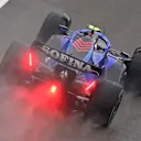 Williams' Canadian driver Nicolas Latifi steers during the Emilia Romagna Formula One Grand Prix at the Autodromo Internazionale Enzo e Dino Ferrari race track in Imola, Italy, on April 24, 2022. (Photo by ANDREJ ISAKOVIC / AFP) (Photo by ANDREJ ISAKOVIC/AFP via Getty Images)
