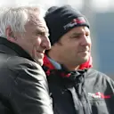Dietrich Mateschitz (AUT) Red Bull Owner with Gerhard Berger (AUT) Scuderia Toro Rosso Owner
Formula One Testing, Day Three, Jerez, Spain, Wednesday 16 January 2008
 © © Sutton Motorsport Images