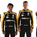 From left to right, Jack Aitken, Carlos Sainz, Nico Hulkenberg, Artem Markelov © Renault Sport F1 Team