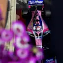 BAKU CITY CIRCUIT, AZERBAIJAN - APRIL 26: Sergio Perez, Racing Point RP19 during the Azerbaijan GP at Baku City Circuit on April 26, 2019 in Baku City Circuit, Azerbaijan. (Photo by Jerry Andre / Sutton Images)
