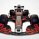 NORTHAMPTON, ENGLAND - FEBRUARY 13: The Aston Martin Red Bull Racing RB15 is revealed at