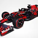 NORTHAMPTON, ENGLAND - FEBRUARY 13: The Aston Martin Red Bull Racing RB15 is revealed at