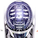 Russell's helmet features Williams' nine constructors' championship-winning cars