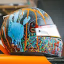 Lando Norris's Mind helmet for the Eifel Grand Prix weekend