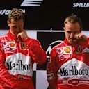 The 2002 Austrian Grand Prix podium was... awkward