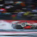 Hamilton finished over a minute clear of the chasing pack