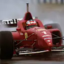 Schumacher's first Ferrari win came in appalling conditions