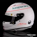 Side view of Vettel's Nurburgring helmet