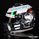 Sebastian Vettel's Italian GP helmet