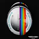 The top of Vettel's helmet includes his chosen message for this weekend