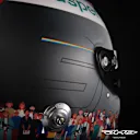 The helmet also tacitly pays tribute to aviator Amelia Earhart 