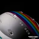 The 'together as one' message on top of Vettel's helmet