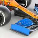 The 2020 car features a more outboard-loaded front wing