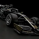 2019: This was a drastic change in livery for Haas as the VF-19 was unveiled in black and gold at London's Royal Automobile Club on February 7, 2019. The radical new scheme was all down to new title sponsor Rich Energy.
