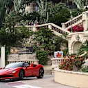 Leclerc reached speeds of up to 150mph – although not around the hairpin!