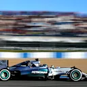 2015: Lewis Hamilton took Mercedes' second title in a row and his third drivers' championship in the W06, beating Rosberg - but the German would come back to win the final three GPs of the season. 