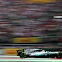 2017: After Rosberg's unexpected retirement, Hamilton would come back in the W08 alongside Valtteri Bottas. The Briton would take the title with nine wins, and deliver Mercedes another double triumph. The livery was lightened once again, with the drivers' names and numbers displayed on the shark fin at the rear of the car.