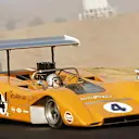 McLaren en route to the 1969 Can-Am championship in a McLaren M8B. He would lose his life in a similar car