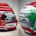 Side view of George Russell's Italian GP helmet