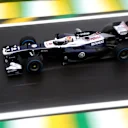 2013 marked the final year of navy blue and white on Williams' cars as the team had a new title sponsor on board