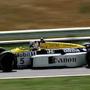 Four of the team's nine championships were won in the 1980s. Between 1985 and 1993, Williams ran this colour scheme with Canon as their sponsor