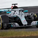 Hamilton drove the 2018 Mercedes F1 car, a day after team mate Valtteri Bottas, at Silverstone