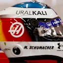 Mick Schumacher's helmet in tribute to his father Michael Schumacher