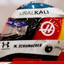 Mick Schumacher's helmet in tribute to his father Michael Schumacher