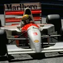 Senna took a record sixth Monaco win with the MP4/8A in 1993