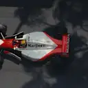 Senna was gripped by fear by his practice crash, but the carbon-composite chassis absorbed the blow