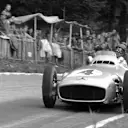 Fangio on his way to victory in the 1954 Swiss Grand Prix at Bremgarten