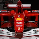 Schumacher's Ferrari F2001 #211 on display in Hong Kong before the 2017 New York auction