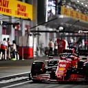 DOHA, QATAR - NOVEMBER 20: Charles Leclerc of Monaco driving the (16) Scuderia Ferrari SF21 in the Pitlane during qualifying ahead of the F1 Grand Prix of Qatar at Losail International Circuit on November 20, 2021 in Doha, Qatar. (Photo by Hamad I Mohammed - Pool/Getty Images)

