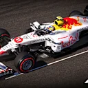 Red Bull's all-white livery was scheduled to be used in real life at the Japanese Grand Prix, but used in Turkey instead