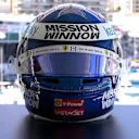 Charles Leclerc's Monaco 2021 helmet, front view