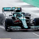 Lance Stroll on track